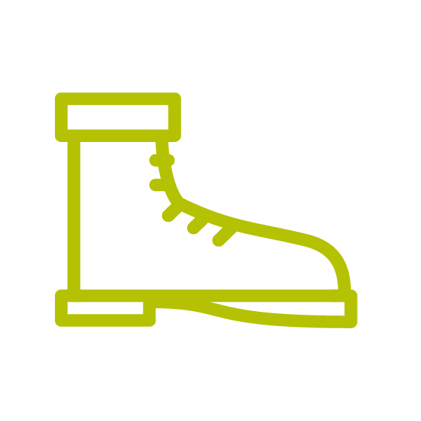 Walking boots icon
